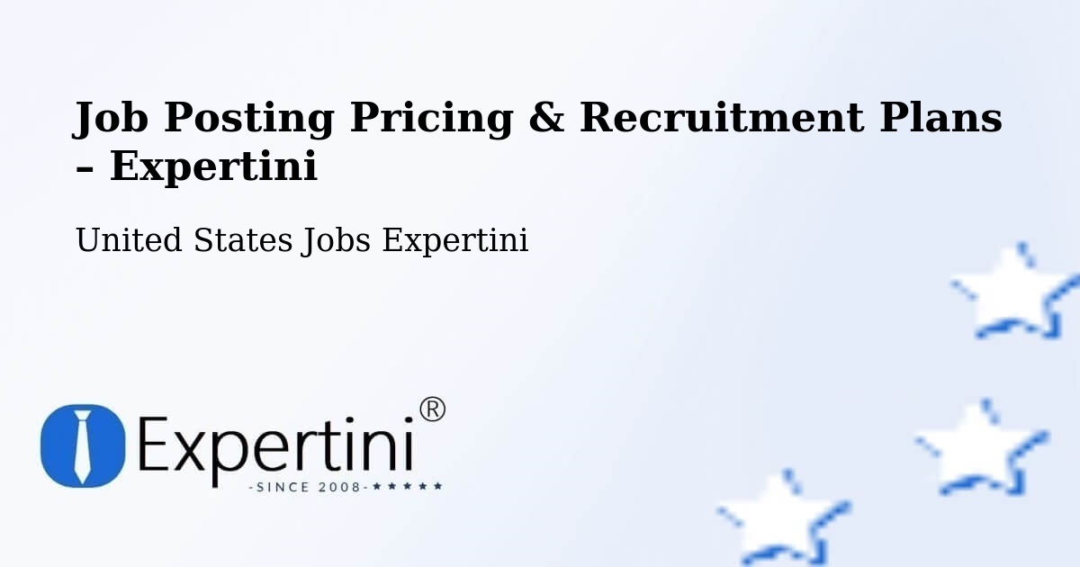 Job Posting Pricing & Recruitment Plans – Terrell - Terrell, United States Jobs Expertini