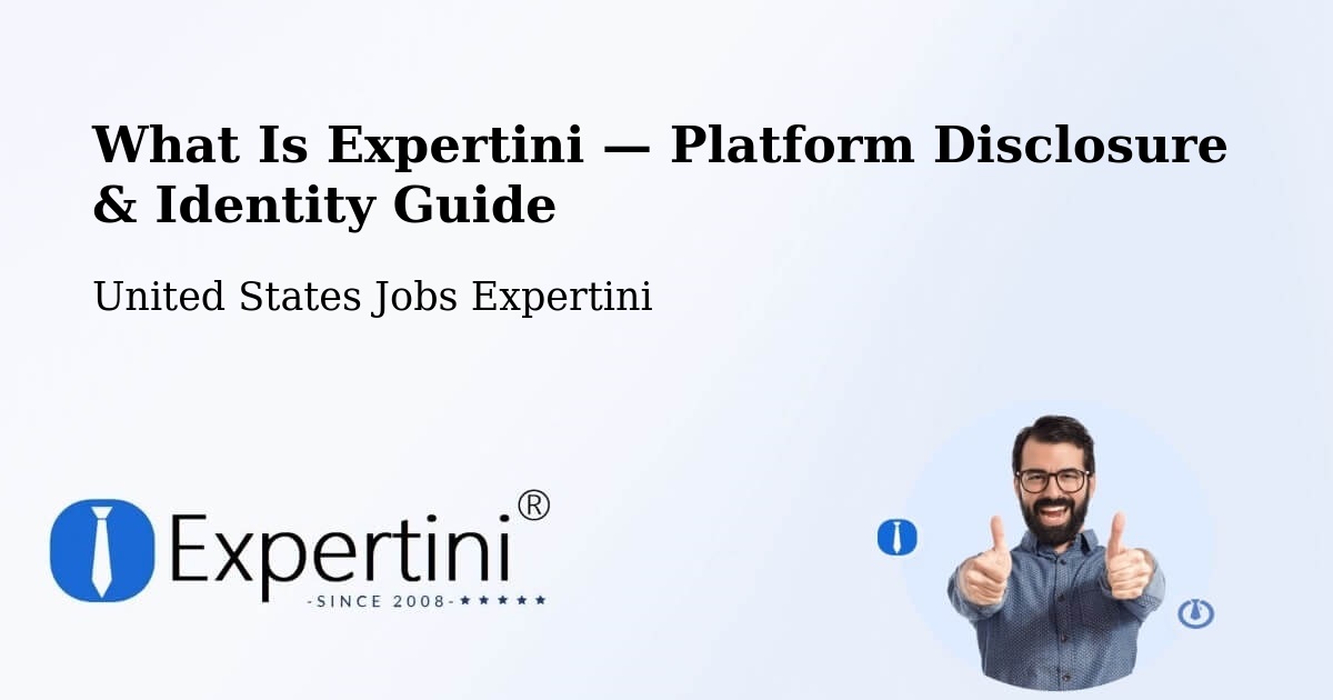 What Is Expertini — Platform Disclosure & Identity Guide – Terrell
